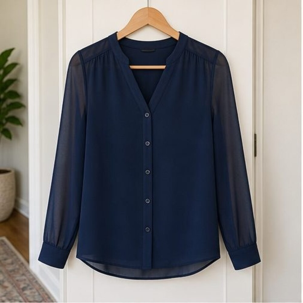 Navy Cami Blouse